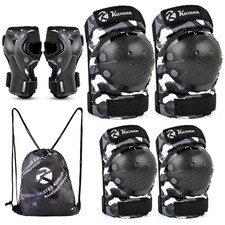 Knee Pads Elbow Pads Wrist Guards Set for Kids, Protective Gear Set for Boys ...