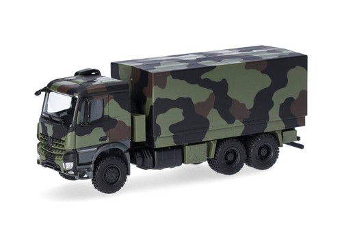 HERPA - MERCEDES BENZ Arocs 6x6 Planenkipper - 1/87 - HER746991-002 - Bild 1 von 5