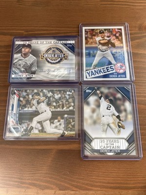 2020 Topps Update Series 4x Derek Jeter Baseball Cards New York Yankees