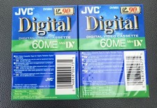 JVC MiniDV DVM60ME 60/90 Min Digital Video Tapes 4-Pack New Sealed