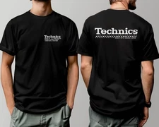 TECHNICS SINCE 1972 OSAKA JAPAN  LOGO T SHIRT DJ 1200 TURNTABLE VINYL  MUSIC