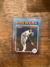 2024 Topps Heritage High Number Abner Uribe #160 Chrome 339/699 Brewers RC