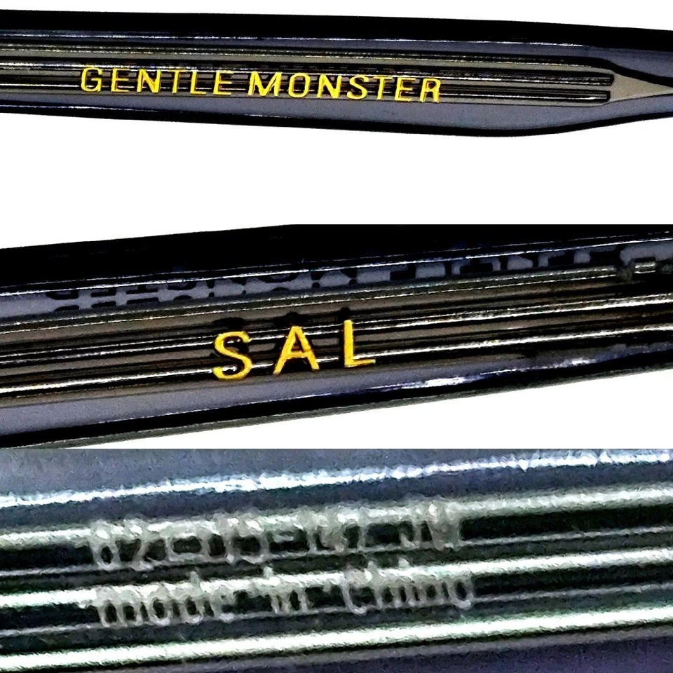 Gentlemonster SEL Sunglasses Unisex Used Some scratches and frame distortion Foto 3 de 4