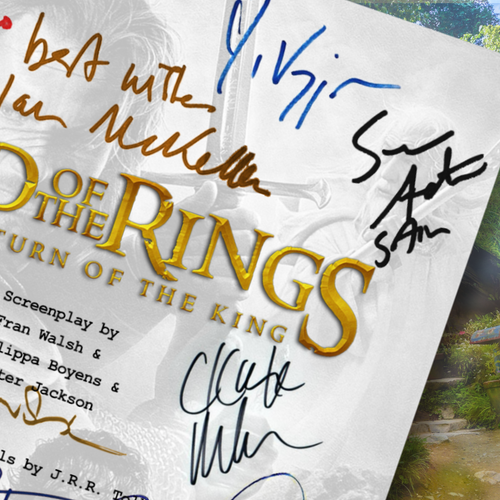 Lord of the Rings: The Return of the King Signed Autograph Script Reprints - Picture 5 of 11