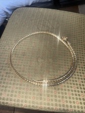 Vintage Whiting  Davis Snake Mesh Belt Necklace 42 Long W. 3/8 1960s