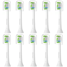 Pisonicleara Replacement Toothbrush Heads10-pc Compatible with Philips