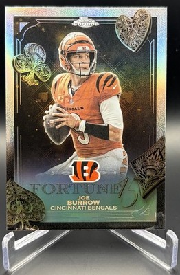 2025 Topps Chrome - Fortune 15 Joe Burrow #F15-5 Refractor