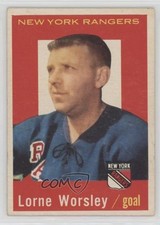 1959-60 Topps Gump Worsley (Called Lorne on Card) #15 HOF 1t8
