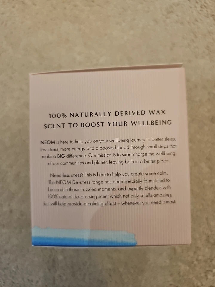 NEOM Wellbeing London Real Luxury Standard (1 Wick) Scented Candle, 185g BNIB - Image 2 of 4