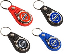 NISSAN, Leather Look Key Ring