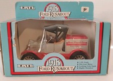 ERTL 1918 FORD RUNABOUT BEN FRANKLIN COIN BANK DIE CAST 1/25 SCALE