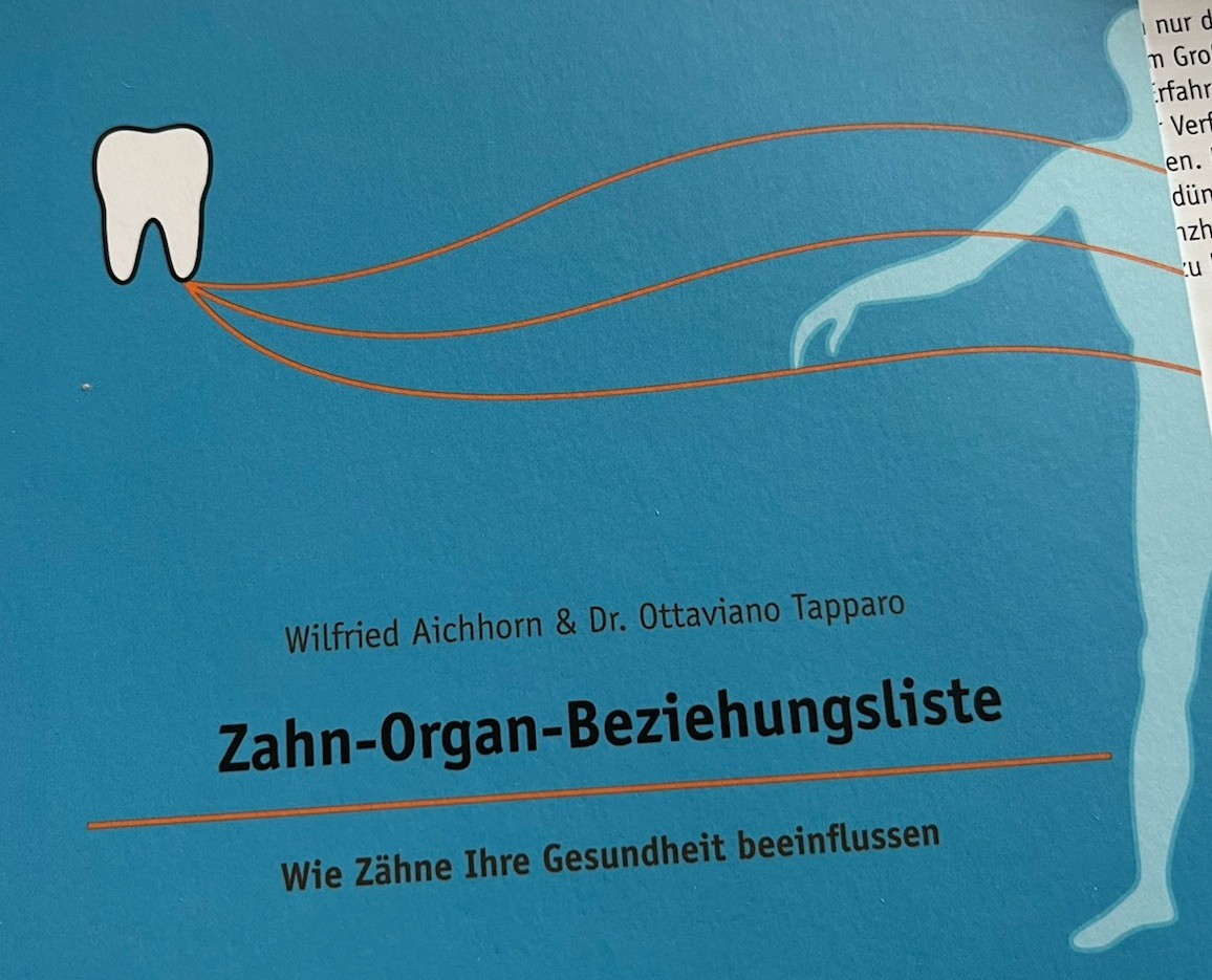 Buch Zähne Organe Beziehungsliste In Deutsch, Englisch und Italienisch