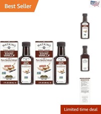 Pure Vanilla Extract - Gourmet Flavor, 2 Fl Oz, Set of 2 Bottles