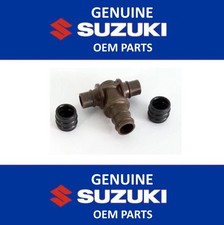 Genuine OEM SUZUKI Carb Inlet  Fuel T Piece 13685-44B00 & 2 x Seals 13673-44B00