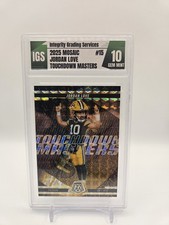 2025 Panini Mosaic - Touchdown Masters Jordan Love #15 Mosaic Prizm IGS Gem 10