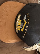 K-products John Deere Skid Steer Strapback Made In USA Hat Cap Black/Brn HB7