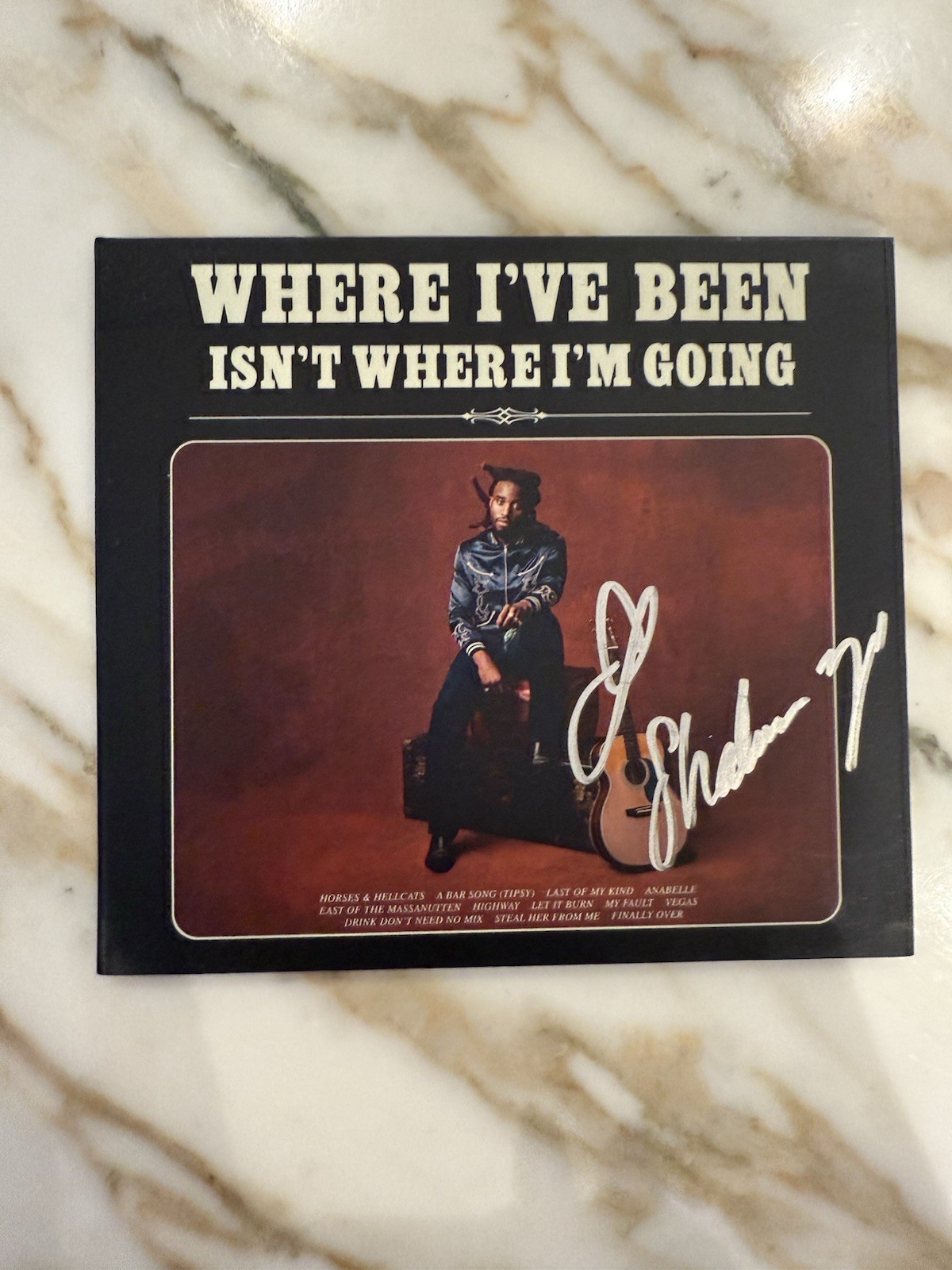 Shaboozey : SIGNED Where I've Been, Isn't Where I'm Going CD (2024)