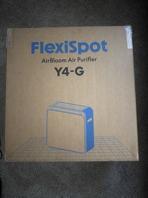 Flexispot FlowElite Air Purifier (Y4) with HEPA And Carbon Filter grey NEW