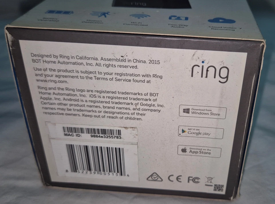 Ring - caméra de sécurité extérieure HD sans fil Stick Up Cam - Photo 2/4