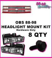 Front Headlight Mounting Kit For 1988-1998 Obs Chevygmc Trucks Sierrasilverado