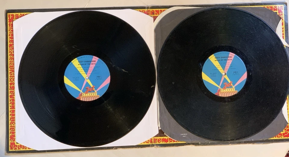 Ozzy Osbourne - Speak of the Devil - Vintage Vinyl Record LP Album (2 Record Set - Image 4 of 4