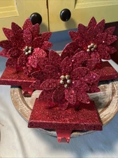 Sequin covered Christmas stocking holder