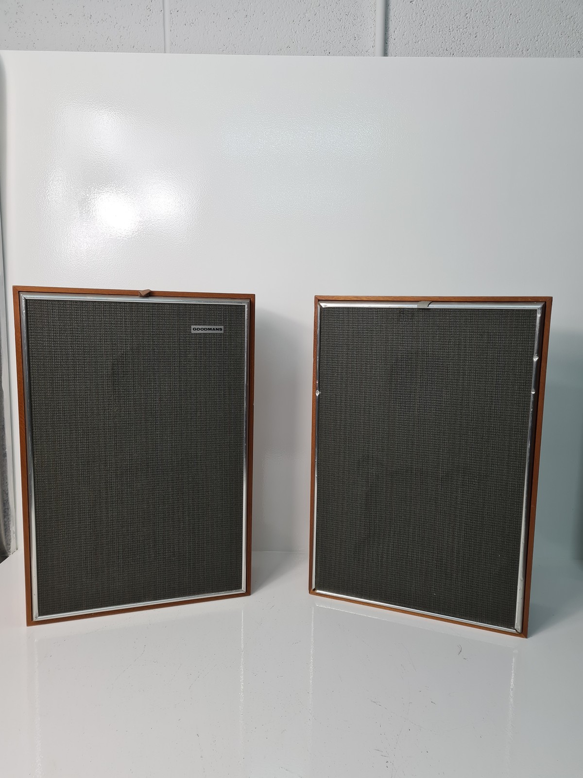Pair of GOODMANS MARIMBA SPEAKERS Vintage HIFI 8 Ohm 15 Watt Loudspeakers
