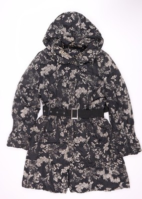 Schwarze gefütterte Damenjacke von Kolette Mane Größe 14 UK