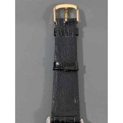 Movado Museum Watch Two Tone Silver Gold Working Black  display picture 1