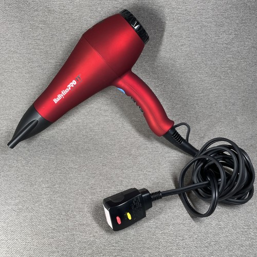Babyliss Pro TT Haartrockner Rot 1900W Turmalin Titan 3000 BABTT5585