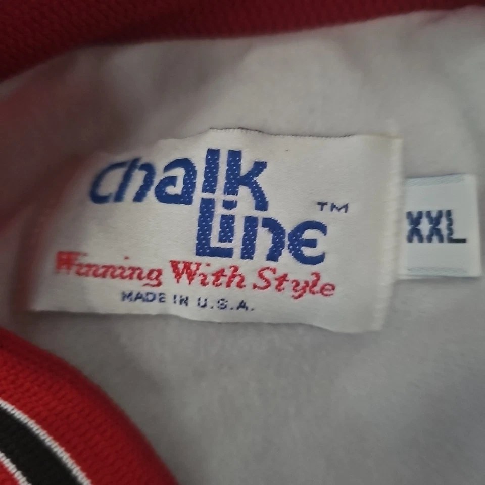 Chaqueta De Colección Louisville Cardinals Línea Tiza Estadio Abrigo Bombardero Años 80 Para Hombres XXL RARA Foto 4 de 4