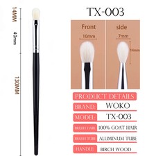 Make Up Eyeshadow Brush 100 Goat Hair Eyeshadow Brush Blending Makeup Brushes B