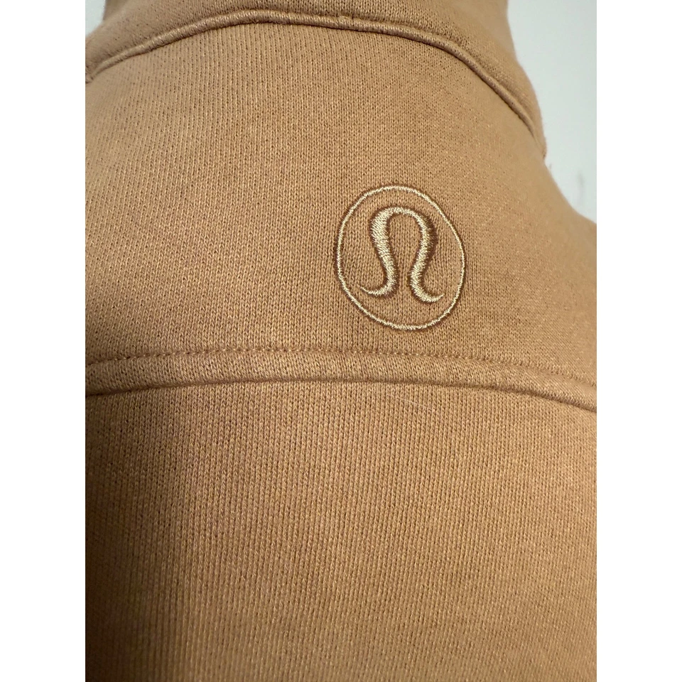 Chaqueta Lululemon Buceo Gran Tamaño Cuello Embudo Cremallera Completa XS/S Tostado Envejecido Foto 3 de 4
