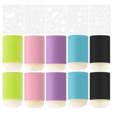 Strumento per pittura spazzola per dita spugna per pittura fai da te strumento per miscelare inchiostro