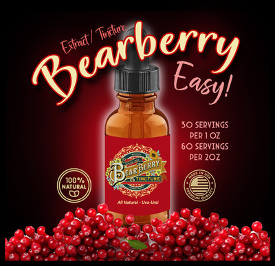 Bearberry Extract - Herb Tincture - Uvi Ursi - Liquid Drops - EASY - USA