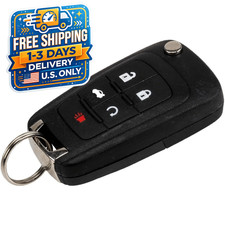 5 Button Folding Flip Key Fob Remote 23335584 for Chevy Cruze Malibu