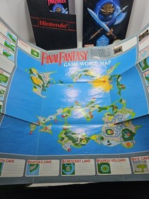 Final Fantasy NES Nintendo CIB Complete with Both Maps -TESTED