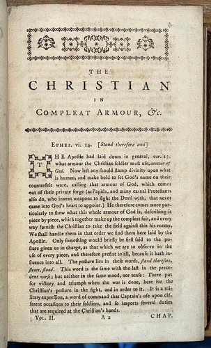 Ca 1760 4 Vols. William Gurnall 'Christian In Compleat Armour' Puritan Theology - Imagen 10 de 24