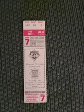 1991 NATIONAL LEAGUE CHAMPIONSHIP SERIES GAME 7 TICKET STUB Three Rivers 