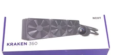NZXT Kraken 360 3x120mm AiO Liquid CPU Cooler - Matte Black - Pre-owned 
