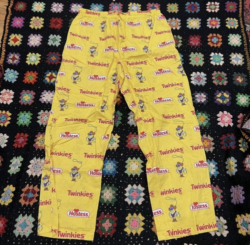 Vintage Twinkies Pajama Pants Large 2001 Hostess Retro