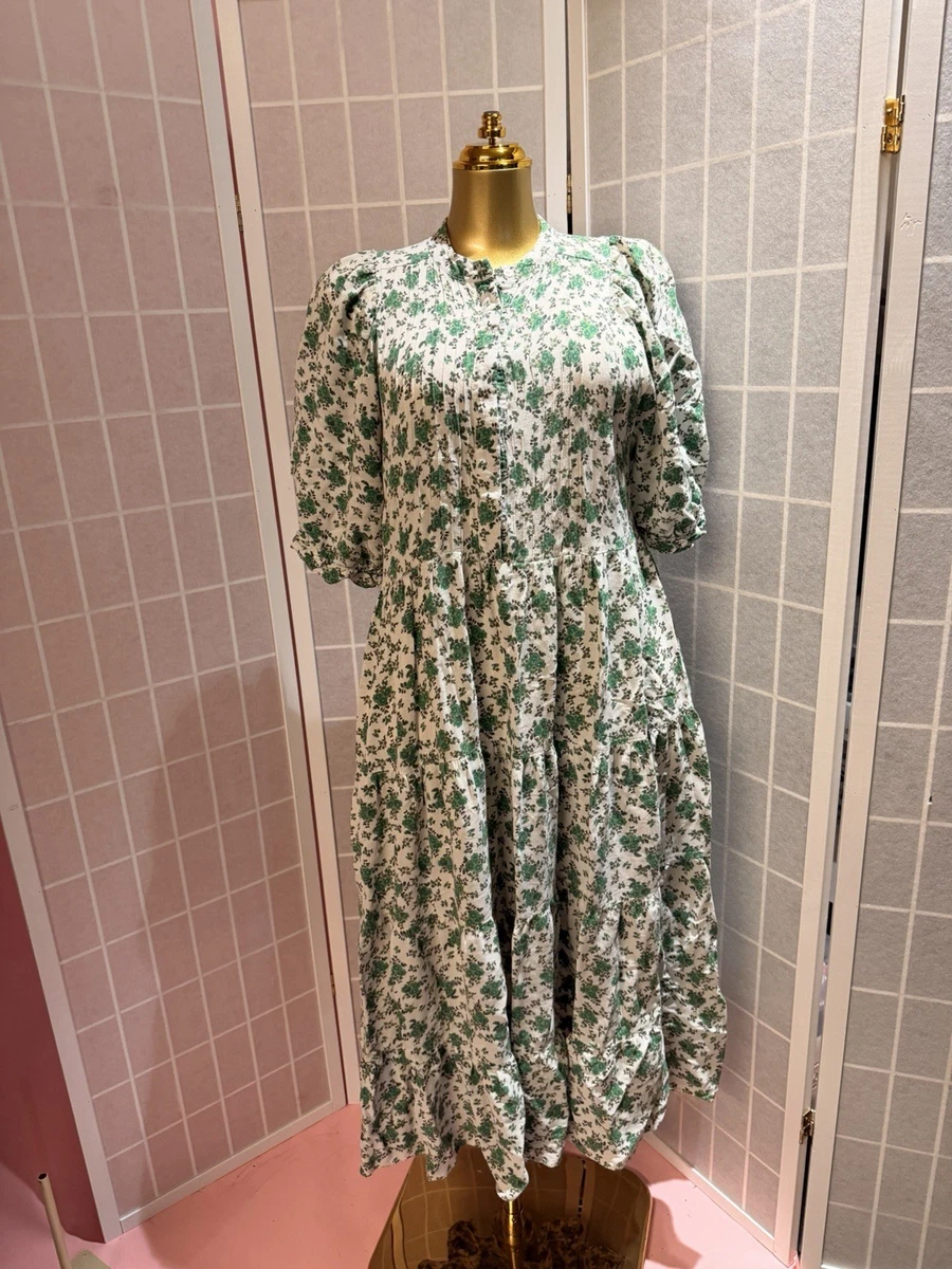 green emerald velvet dress Zara Light Green Floral Maxi Dress with Metallic Details- Size S – The  Saved Collection