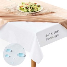 Table Pad Protector W/ Flannel Backing Cut to Fit Waterproof Heat Resistant