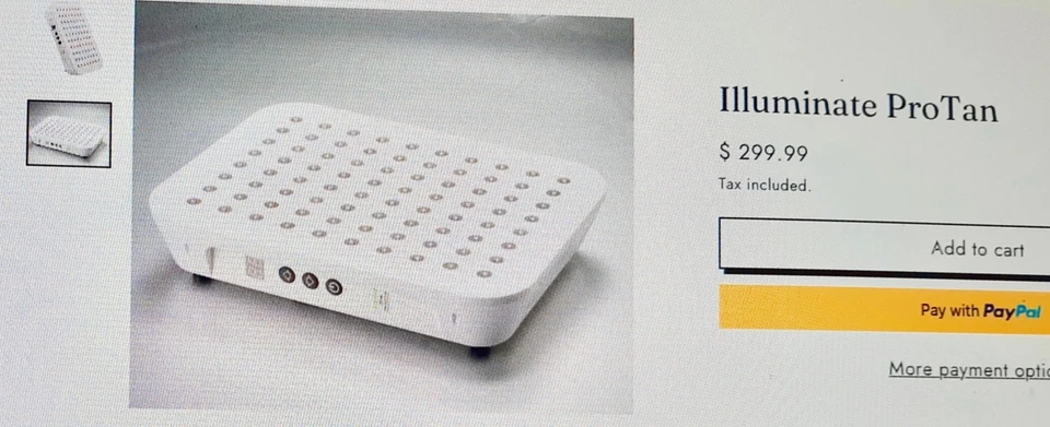 AAOCARE PROTAN TANNING LIGHT/LAMP ACHIEVE THAT NATURAL "SUN KISSED LOOK" AT HOME - Image 3 of 4