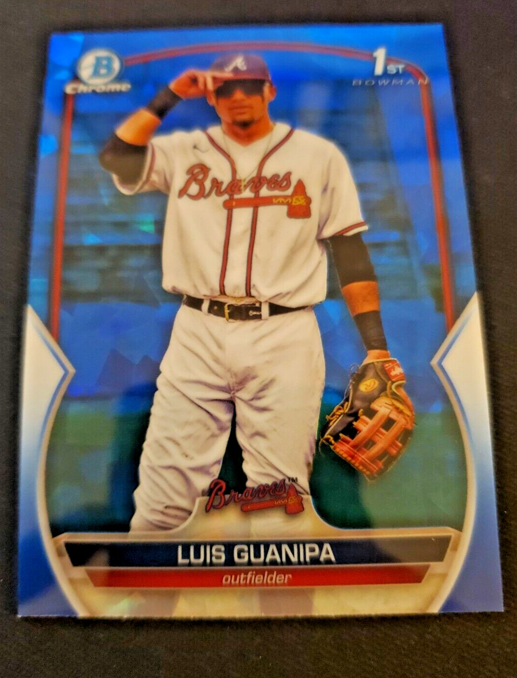 2023 Bowman Chrome Sapphire Sapphire Luis Guanipa Atlanta Braves #BCP-200