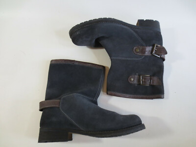 TOP Stiefel Boots Stiefelette SANSIBAR SYLT 40 Echt Leder grau - Main Image