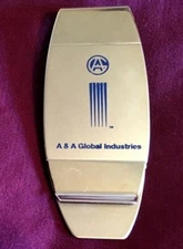 VTG A & A Global Industries Money Clip RARE Baltimore Maryland Md TOYS Plush 