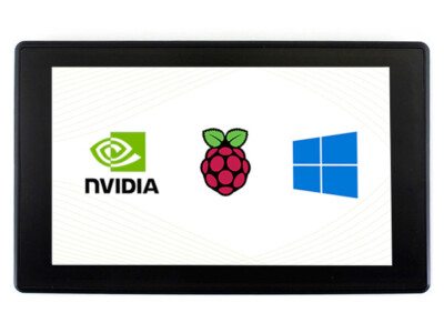 1024x600 7inch Capacitive Touch Screen LCD with Case for Raspberry Pi Waveshare