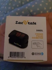 Zacurate Pro Series 500dL Fingertip Pulse Oximeter - Black