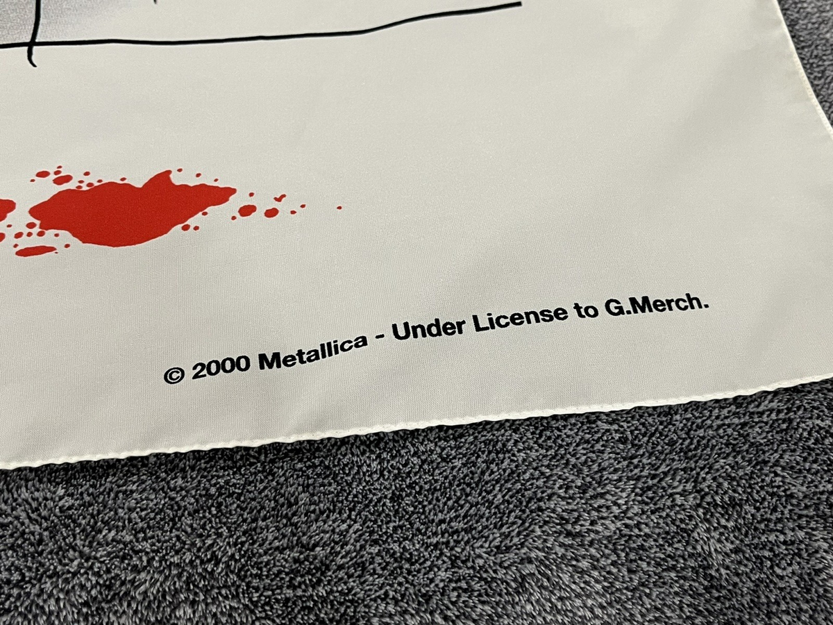 Vintage METALLICA One Pushead Graphic Wall Flag Tapestry G Merch